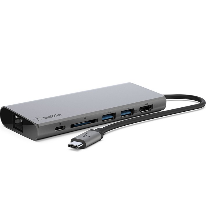 벨킨 USB C타입  멀티미디어 허브 F4U092bt