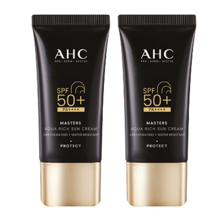 AHC 마스터즈 아쿠아 리치 선크림 SPF50 PA
