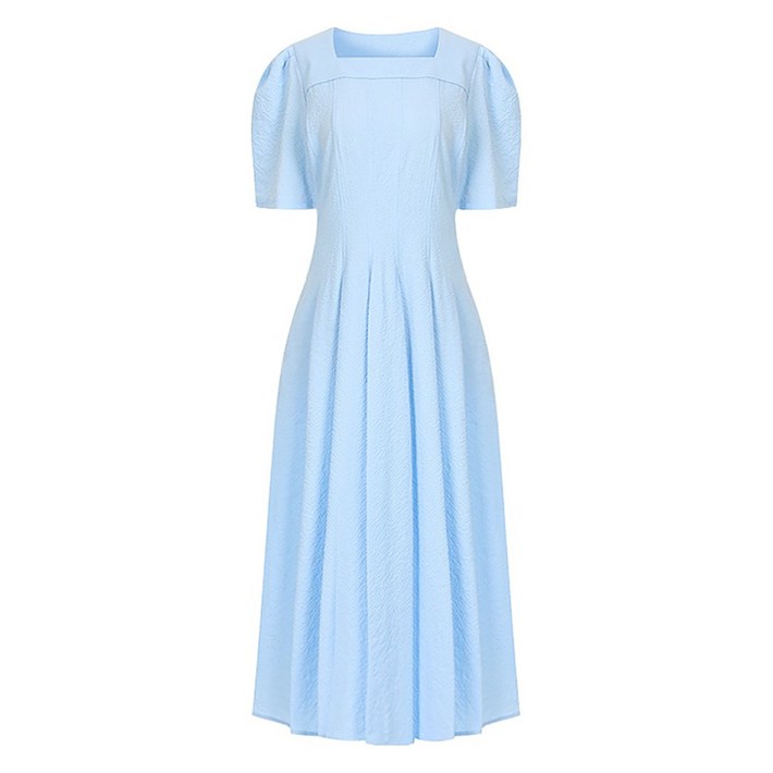 페이지플린 시어서커 핀턱 스퀘어 원피스 P4BOP015A