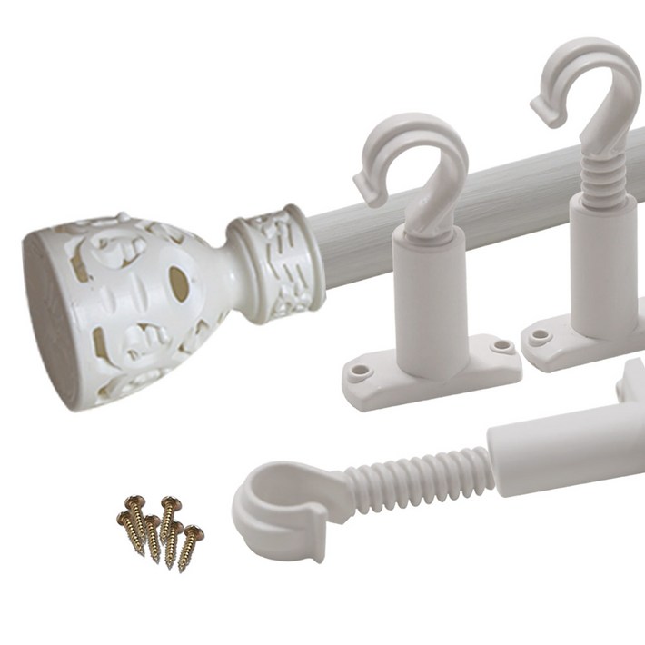 썬데코 25mm 커튼봉 빅장구 + 조절브라켓