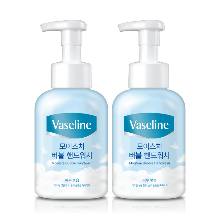 바세린 모이스처 버블 핸드워시, 500ml, 2개 바세린 모이스처 버블 핸드워시, 500ml, 2개