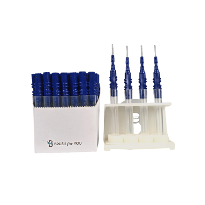 브러쉬포유 I형치간칫솔 2s 0.9mm 50p거치대