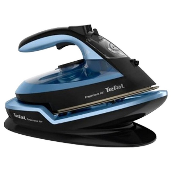 테팔 프리무브 에어 무선 스팀다리미, FV6551, 블루