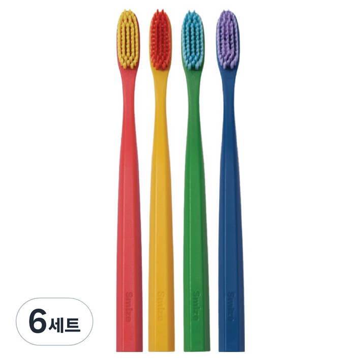 스마이즈 그래핀모 칫솔 3.5 오리지널 4종 세트, 4개입, 6세트