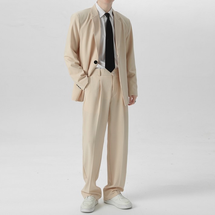 인피어스 남성용 액손 비즈니스 자켓  바지 셋업