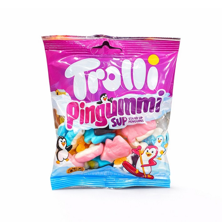 트롤리 핑구미 펭귄모양 젤리, 100g, 96개