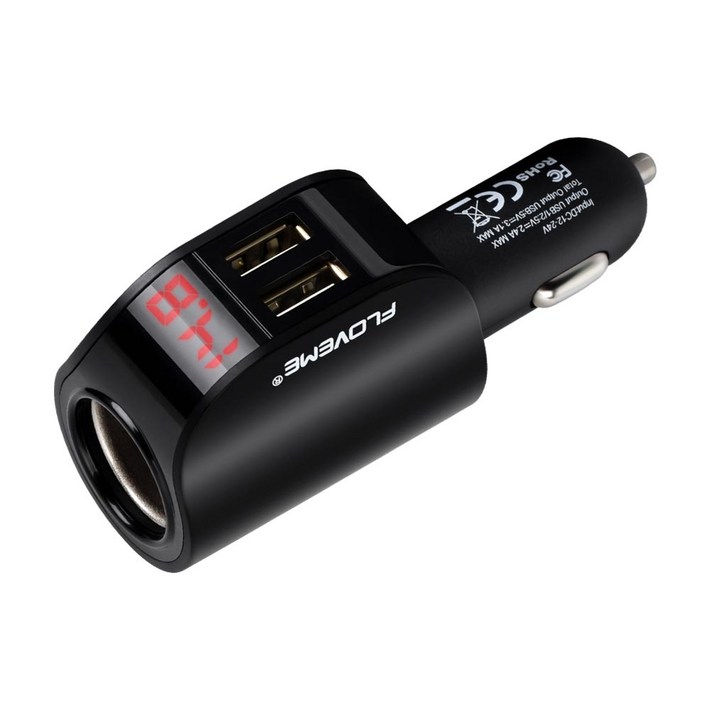 평화자동차 시거잭 고속 충전기 3포트 USB