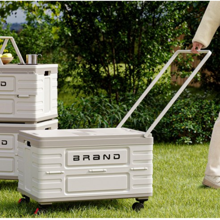 ROSSKOSS 접이식 캠핑박스 이동식 다용도 폴딩 리빙박스 65L