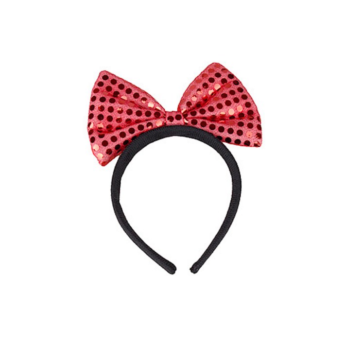 피플스파티 스팡클리본머리띠 소 레드 5개입