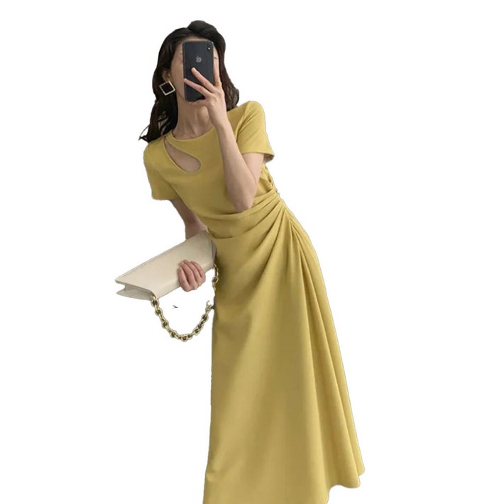 708090 여름 날씬해 보이는 롱원피스