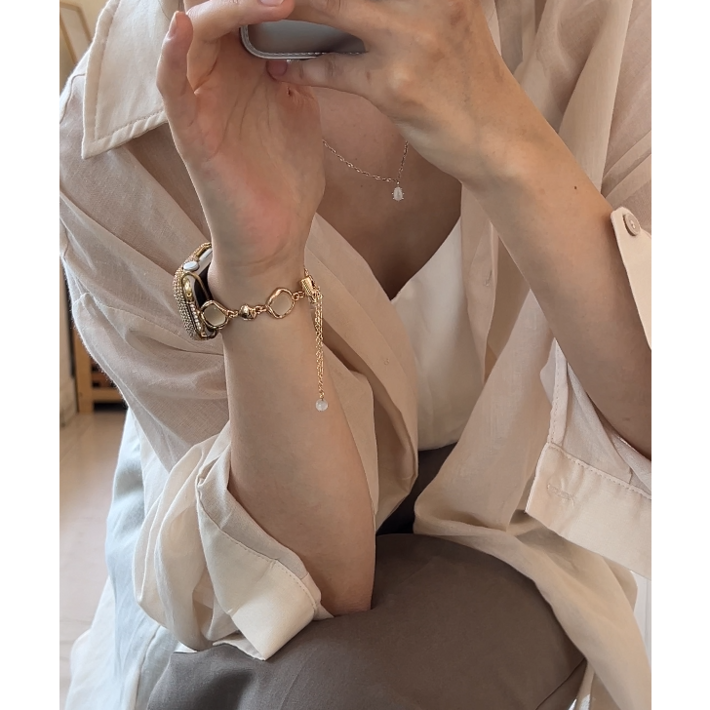 애플워치 스트랩 밴드 호환 큐빅 팔찌 크리스탈 se 7 8 9 울트라, 골드 애플워치 스트랩 밴드 호환 큐빅 팔찌 크리스탈 se 7 8 9 울트라, 골드