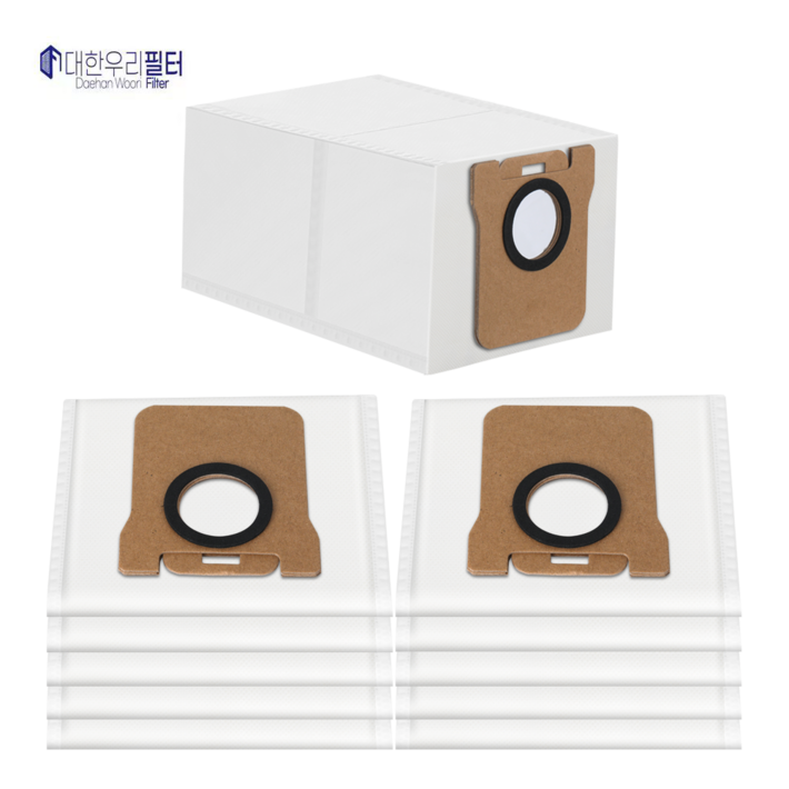 대한우리필터 샤오미 로봇청소기 X10 X20 드리미 L10s L20 Ultra 호환 먼지봉투, 10개, 수량 대한우리필터 샤오미 로봇청소기 X10 X20 드리미 L10s L20 Ultra 호환 먼지봉투, 10개, 수량