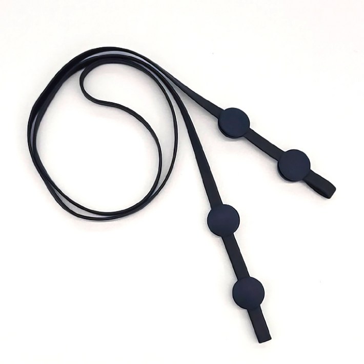 핸드메이드 마스크 줄 컬러 스트랩 분실방지 무독성 똑딱이 가죽