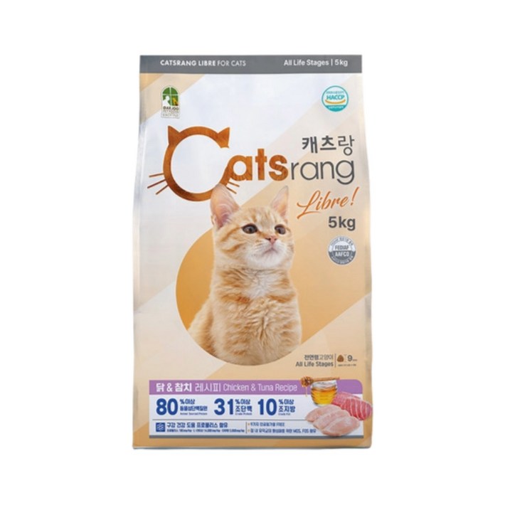 캐츠랑 리브레5kg X 2개 전연령 고양이사료 고양이밥 캐츠랑 리브레5kg X 2개 전연령 고양이사료 고양이밥