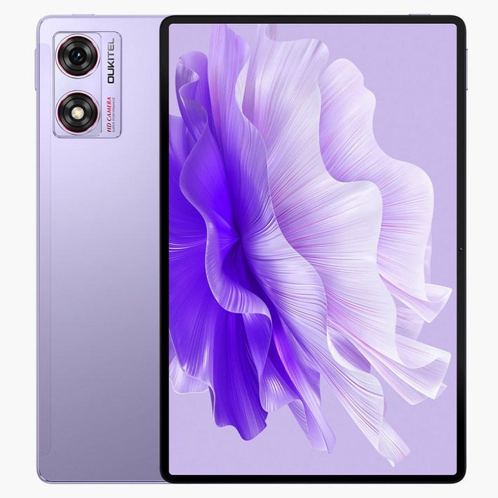 OUKITEL OT8 4G 태블릿 11인치 FHD 디스플레이 30GB 6GB24GB확장된 RAM 256GB ROM 8800mAh 안드로이드 13 태블릿, 02 For Brazil, 자색
