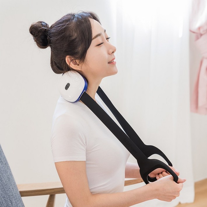 에이블텐 2세대 목 어깨 안마기 마사지기, 블루