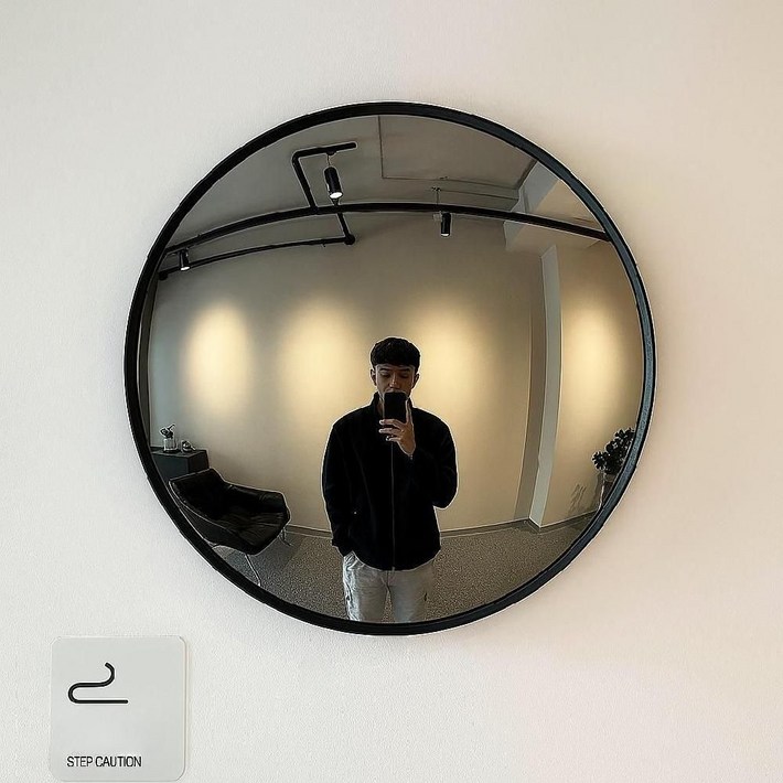 포토존 볼록거울 천장 코너 힙한 거울 인테리어 소품