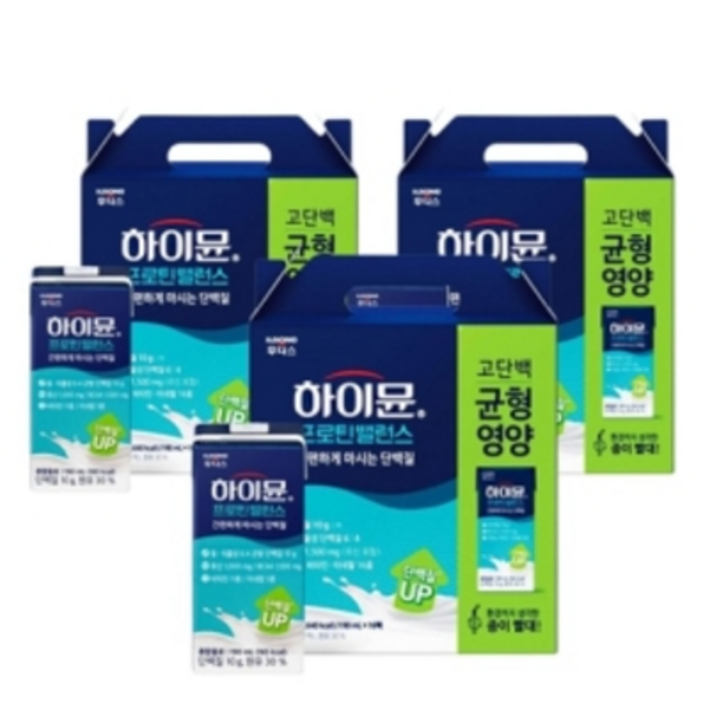 일동후디스 하이뮨 프로틴 밸런스 190ml, 48개 일동후디스 하이뮨 프로틴 밸런스 190ml, 48개