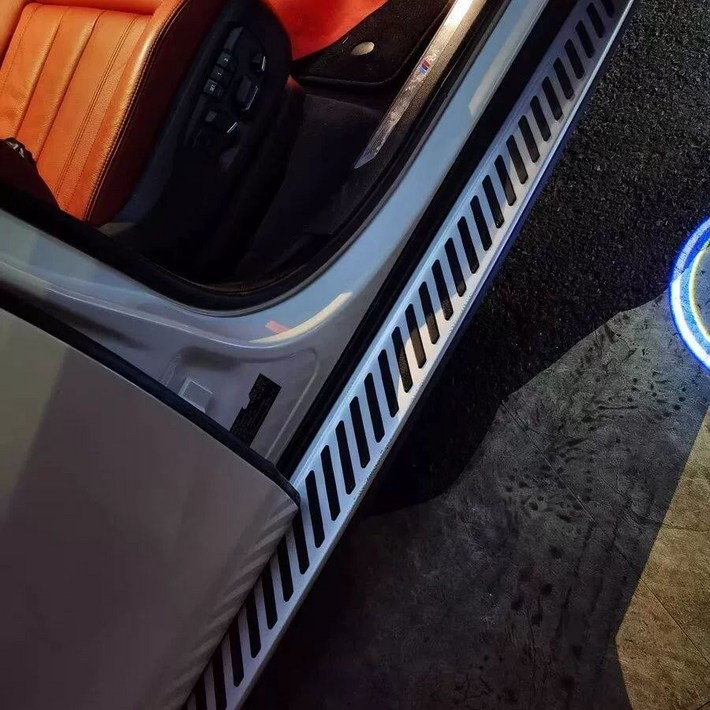 bmw x5 사이드 철제 셀프설치 페달 풋페달 발판 스텝 커버 접이식 섬유 스플리터 바디