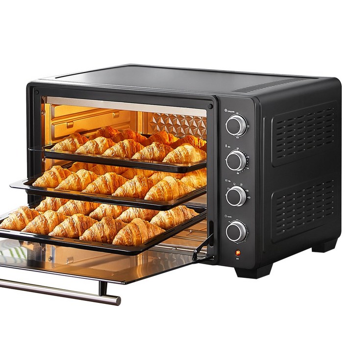 리빙웰 65L 대용량 컨벡션 오븐 제과 제빵 가정용 업소용 OV650