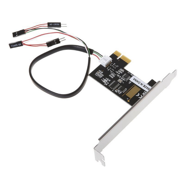 고급 PCIE 데스크탑 PC 원격 컨트롤러 20M 무선 재시작 스위치 켜기 끄기 무선 컴퓨터 데스크탑 스위치