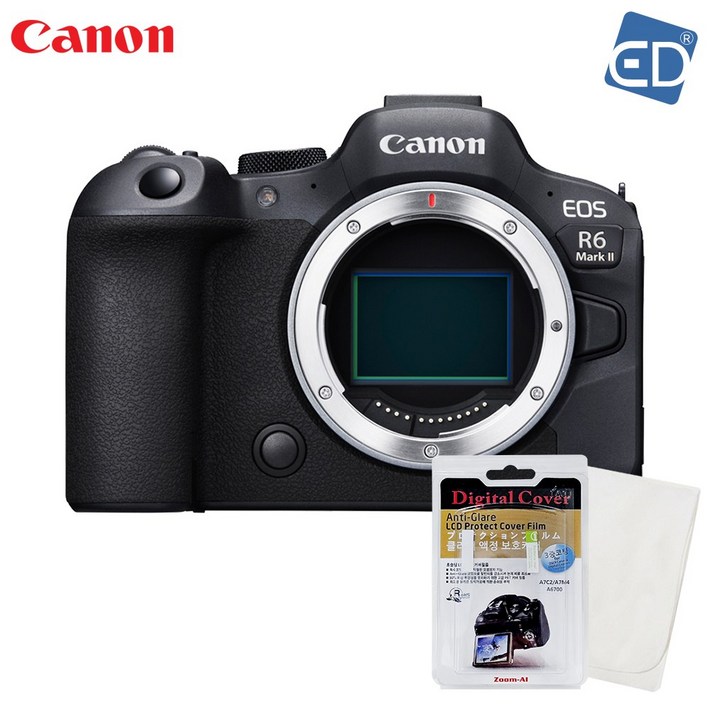 캐논 정품 EOS R6 Mark II 바디 액정필름포켓융 증정 ED