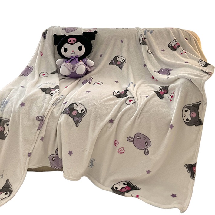 산리오 사계절 극세사 담요 낮잠 거실담요 직장인 사무실 무릎 담요