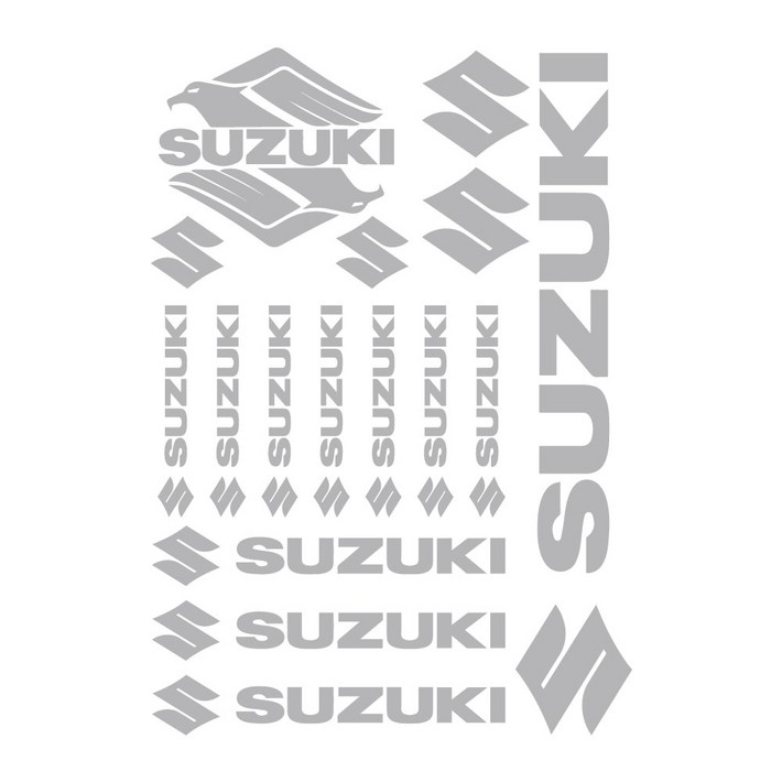 스즈키 로고 데칼 스티커 오토바이 바이크 suzuki 튜닝 스티커