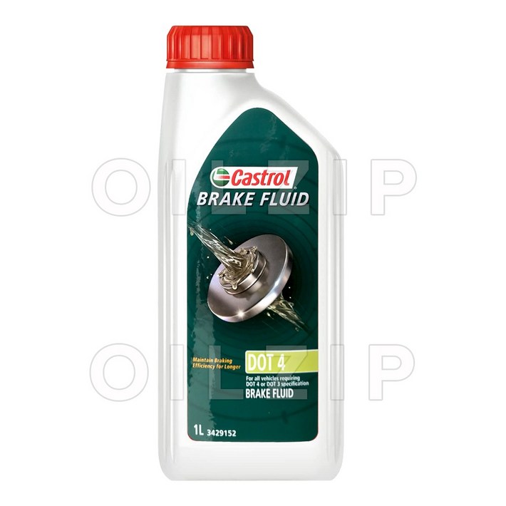 오일마트 캐스트롤 100%합성브레이크오일  DOT4 1리터 100%합성브레이크액