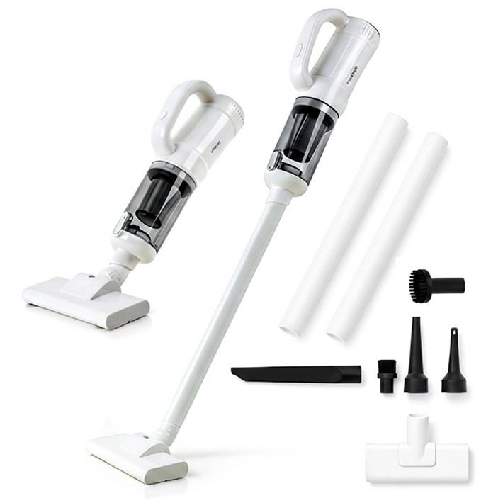 최신형 흡입력 신일 사이클론 진공 무선청소기 핸디형 스틱 소형 5가지 노즐