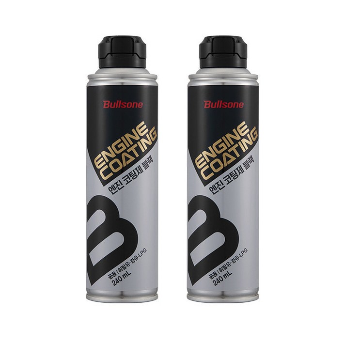 불스원 엔진코팅제 블랙 240ml x 2개