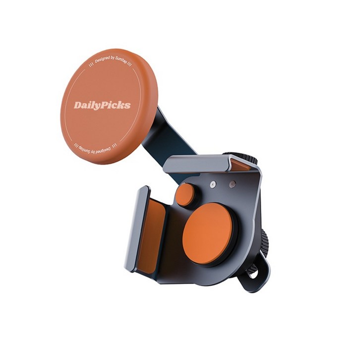 데일리픽스 테슬라 맥세이프 핸드폰 거치대, 코랄오렌지, 1개