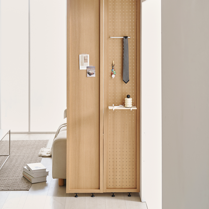 파티션 타공 무타공 인테리어 공간분리, 우드