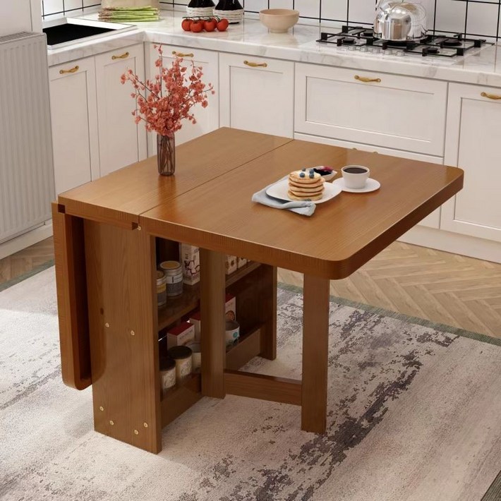 지온닉스 고품질 모던한 확장형식탁 접이식 테이블 원목테이블 탁자 식탁테이블 4인용식탁 6인용원목식탁 거실식탁 다이닝테이블 공간성테이블