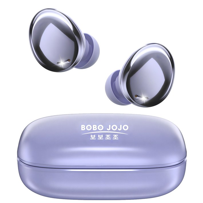 BOBOJOJO버즈 무선 블루투스 이어폰 방수 스포츠 미니 C Type 이어폰, 퍼플 BOBOJOJO버즈 무선 블루투스 이어폰 방수 스포츠 미니 C Type 이어폰, 퍼플