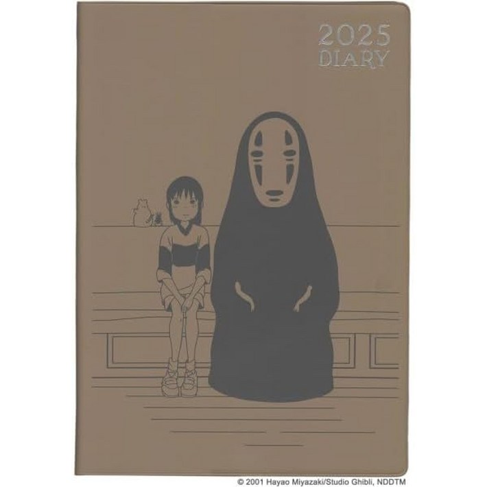 엔스카이 지브리 2025년 스케쥴 수첩 다이어리 A6사이즈 2024년 10월시작