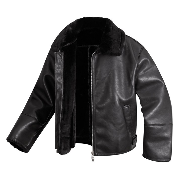 해리슨 코어 비건 레더 무스탕 KTO1196