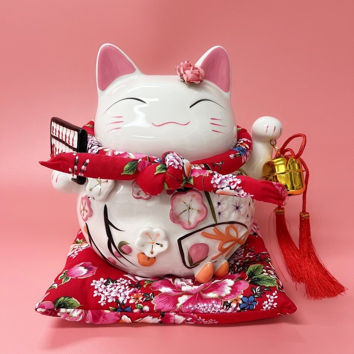 개업선물 일본전통 행운복고양이 마네키네코 복냥이 인테리어소품 데스크장식품 국내당일배송