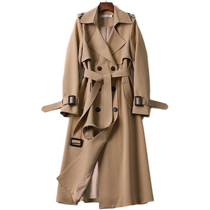 cammello 여성 심플 클래식 트렌치 코트 기본핏 S4XL