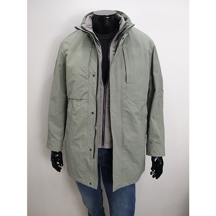 파렌하이트 SS 라이트 카키 후드 탈부착 사파리점퍼E6301KHLBP