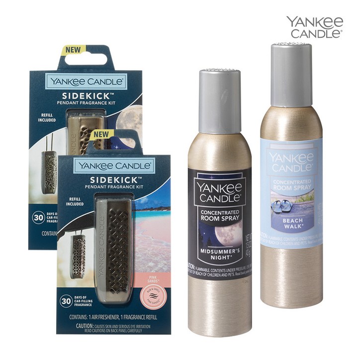 양키캔들 사이드킥 펜던트룸스프레이 방향제 택2
