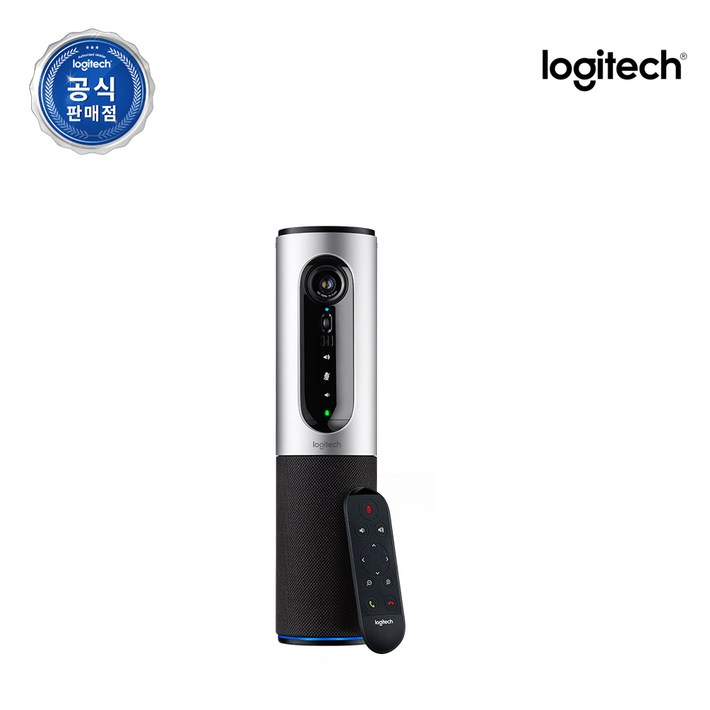 로지텍코리아 ConferenceCam Connect 커넥트 휴대형 컨퍼런스캠화상회의 카메라스탠드형캠FHD 1080p360도 광대역 오디오, LOGITECH CONNECT