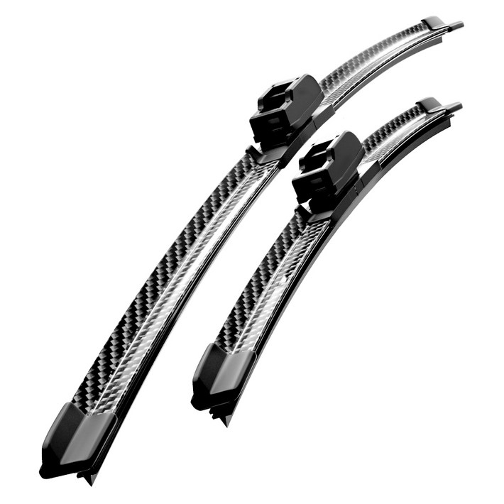 호환 현대 그랜저 HGIGGN711년25년 쏘나타 YFLFDN809년25년 싼타페 MX523년25년 아이오닉 5 아이오닉 6 자국없는 초발수 저소음 와이퍼, 카본