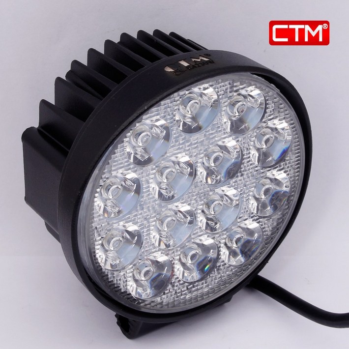 CTM 서치라이트 차량용 LED 써치 선박 화물 지게차 원형 70W 60도 프리미엄