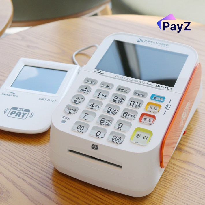 최신형 유선 카드단말기 신용카드체크기 결제기 IC카드기 SMTT225 페이Z, 1개, 기존사업자KT전화선