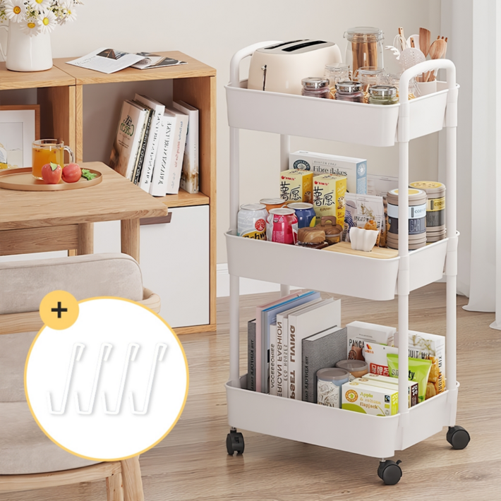 무루어 이동식 틈새 수납 트롤리