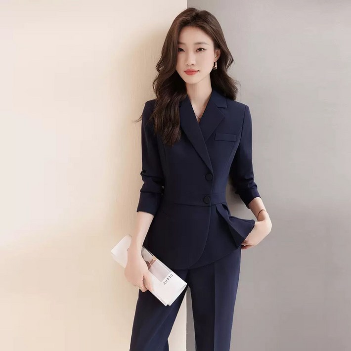 루스리더 여성 신상 오피스룩 정장 루즈핏 상하세트 M874