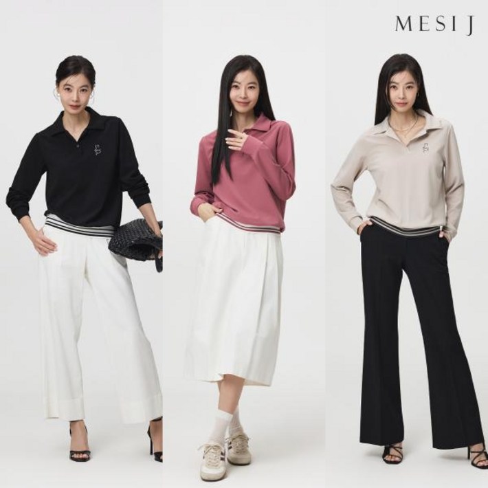 메시제이카라티블라우스 봄 최신상 메시제이 카라티 블라우스 3종