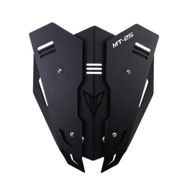 오토바이 윈드 스크린 야마하 MT03 25 MT25 2020 앞 유리 알루미늄 키트 디플렉터