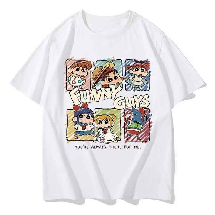 짱구는 못말려 2025여름 여성  반팔 티  면티